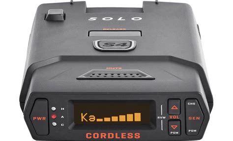 Escort Solo S4 Cordless radar detector at Crutchfield